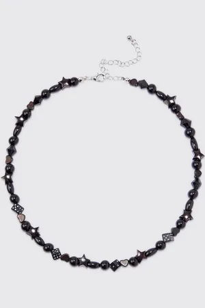 Boohoo Mens Beaded Necklace
