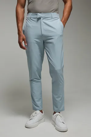 Boohoo Mens Man Active Stretch Tapered Golf Trousers