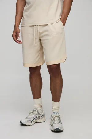Boohoo Mens Homme Mid Length Pique Basketball Shorts