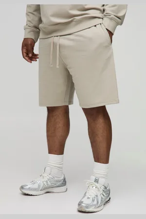 Boohoo Mens Plus 260GSM Loopback Regular Fit Basic Shorts
