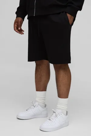 Boohoo Mens Plus 260GSM Loopback Slim Fit Basic Shorts