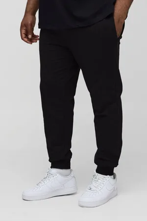 Boohoo Mens Plus 260GSM Loopback Skinny Fit Basic Joggers