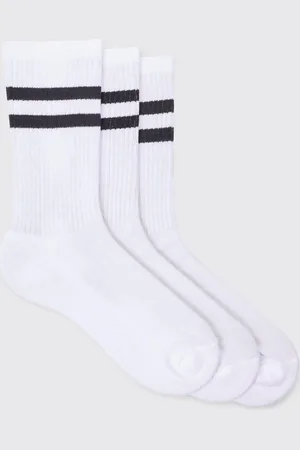 Boohoo Mens 3 Pack Sport Stripe Socks