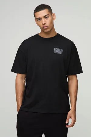 Boohoo Mens Oversized Edition Limitee Puff Print Floral T-Shirt