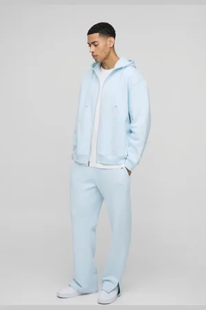 Boohoo Mens Oversized Ofcl Man Split Hem Jogger Tracksuit