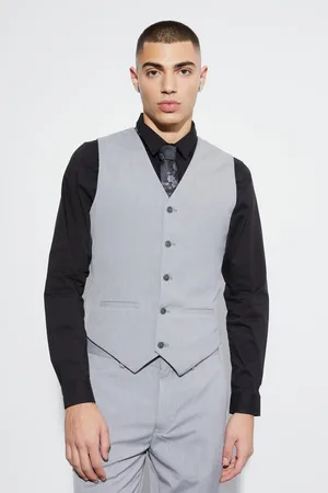 Boohoo Mens Super Skinny Waistcoat
