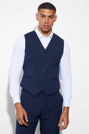 Boohoo Mens Slim Waistcoat