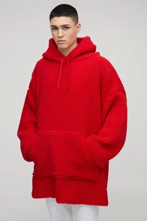 Boohoo Mens Extreme Oversized Fleece Hoodie