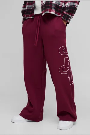 Boohoo Mens Wide Leg Official Outline Jogger