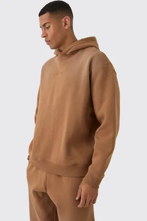 Boohoo Mens Oversized Man Spray Wash Hoodie