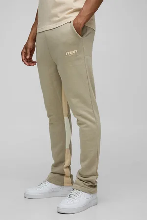 Boohoo Mens Slim Fit Man Colour Block Joggers