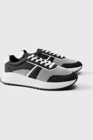 Boohoo Mens Chunky Mesh Trainer