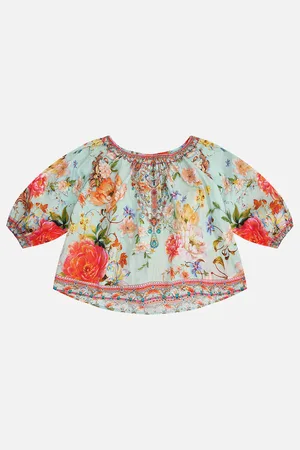 Camilla Kids Elasticated Neck Blouse 4-10 Talk the Walk, 8