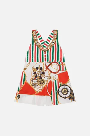 Camilla Kids Halter Playsuit with Cross Back Strap 4-10 Saluti Summertime, 10