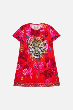 Camilla Kids T-Shirt Dress with Flare Hem 12-14 Italian Rosa, 12