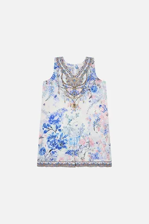 Camilla Kids Frill Hem Playsuit 12-14 Tuscan Moondance, 12