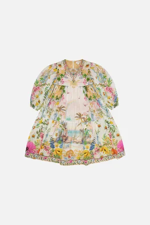 Camilla Kids Tiered Midi Dress with 3/4 Blouson Sleeve 4-10 Delirium Days, 10
