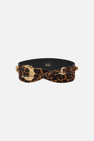 Camilla Studded Buckle Belt Role Call, L