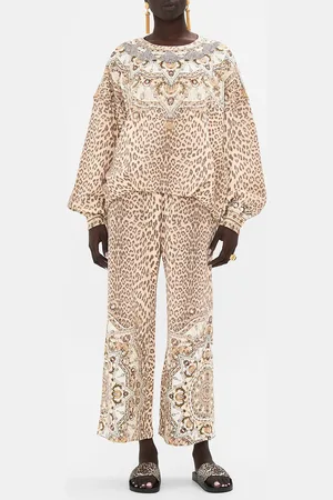 Camilla Embellished Tuck Detail Sweater Grotto Goddess, XS