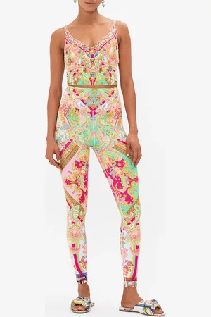 Camilla Active Spliced Crop Tank Ciao Bella, L
