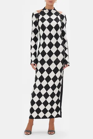 Camilla Cut Out Shoulder Jersey Dress Duomo Dynasty, M