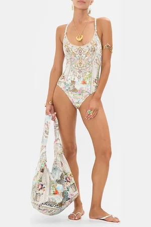 Camilla Scoop Neck One Piece with Buttons We Always Have Alexandria, L