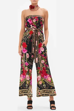 Camilla Tie Waist Strapless Jumpsuit Reservation for Love, XXL