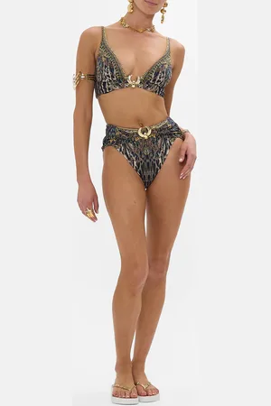 Camilla High Waist Pant with Trim Cat Worship, L