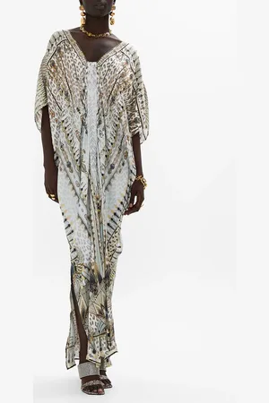 Camilla Kaftan with Front Tab Detail Sahara Starlet, O/S