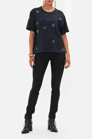 Camilla Embellished Classic Tee Amsterglam, XXL