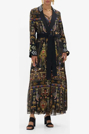 Camilla Cuffed Short Side Split Coat Cartouche Kingdom, S