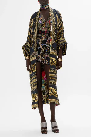 Camilla Long Line Reversible Robe Happily Ever After, S/M