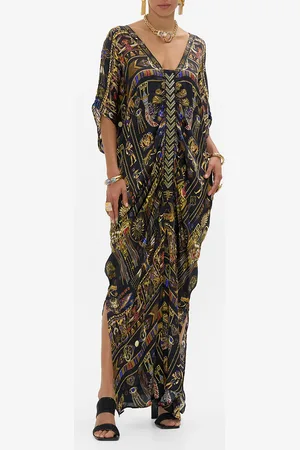 Camilla Kaftan with Front Tab Detail Cartouche Kingdom, O/S