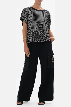 Camilla T-Shirt with Dropped Armhole they Called Her Nefertari, L