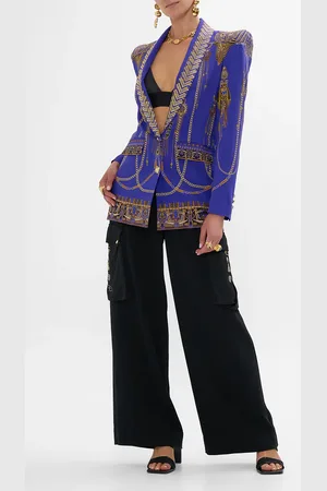 Camilla Peaked Shoulder Blazer My Fair Pharaoh, S