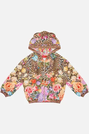Camilla Kids Fleece Zip Hoodie with Ears 4-10 Heirloom Anthem, 4