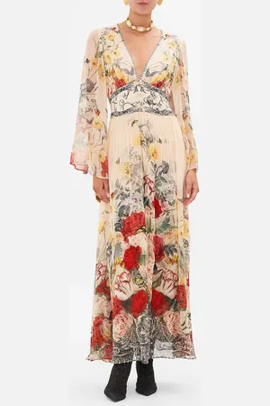 Camilla Flared Sleeve Dress Etched into Eternity, XXL