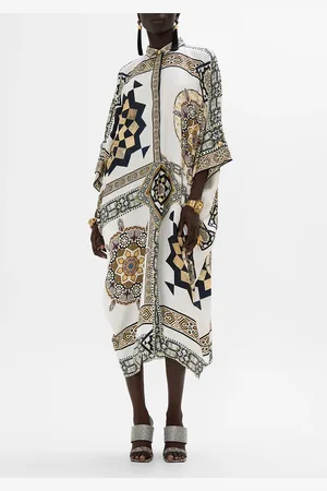 Camilla Batwing Kaftan Tile Style, O/S