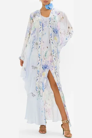 Camilla Dramatic Sleeve Cocoon Layer Butterfloria, O/S