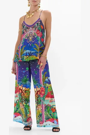 Camilla T Back Shoestring Top Midnight Muses, XS