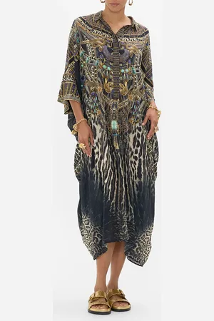 Camilla Batwing Kaftan Cat Worship, O/S