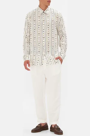 Camilla Long Sleeve Hidden Placket Shirt Valley of the Queens, XL
