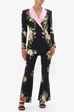 Camilla Tailored Double Breasted Jacket Adorned in Alexandria, L