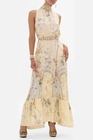 Camilla Necktie Dress with Elasticated Waist Adorned in Antiquity, 3XL
