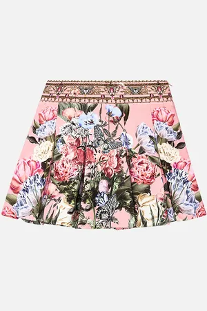 Camilla Kids Mini Box Pleat Skirt 4-10 Woodblock Wonder, 6