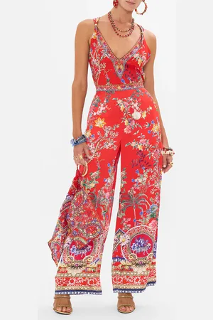 Camilla Tank Top with Strap Bead Detail the Summer Palace, L