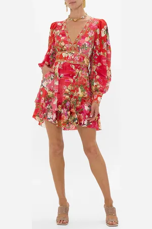 Camilla Button Front Frill Dress Sweet Home Alexandria, 3XL