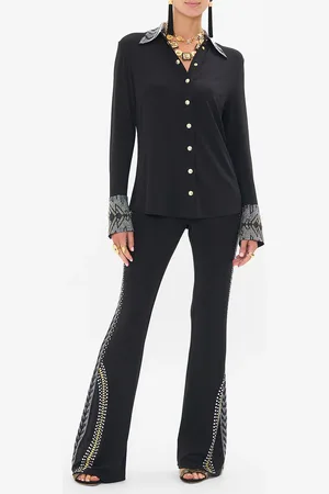 Camilla Fitted Jersey Shirt they Called Her Nefertari, L
