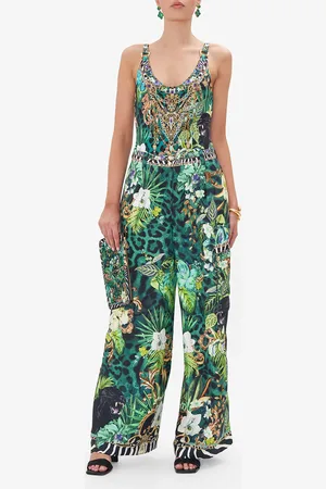 Camilla Wide Leg Utility Pants Sing My Song, XS