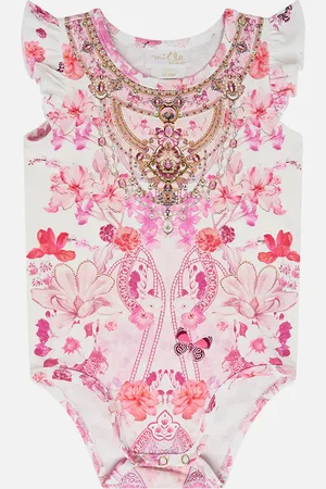 Camilla Babies Frill Bodysuit Botanical Novella, 18/24MTHS